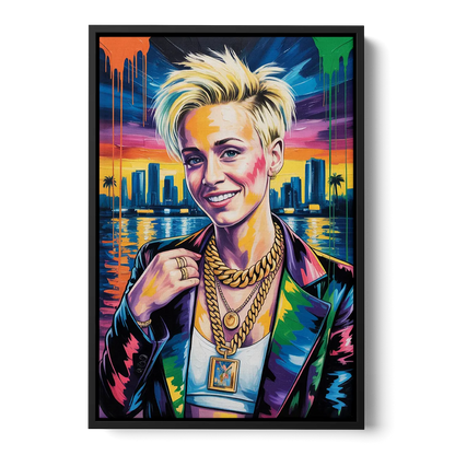 Equal Play - Black Frame Canvas