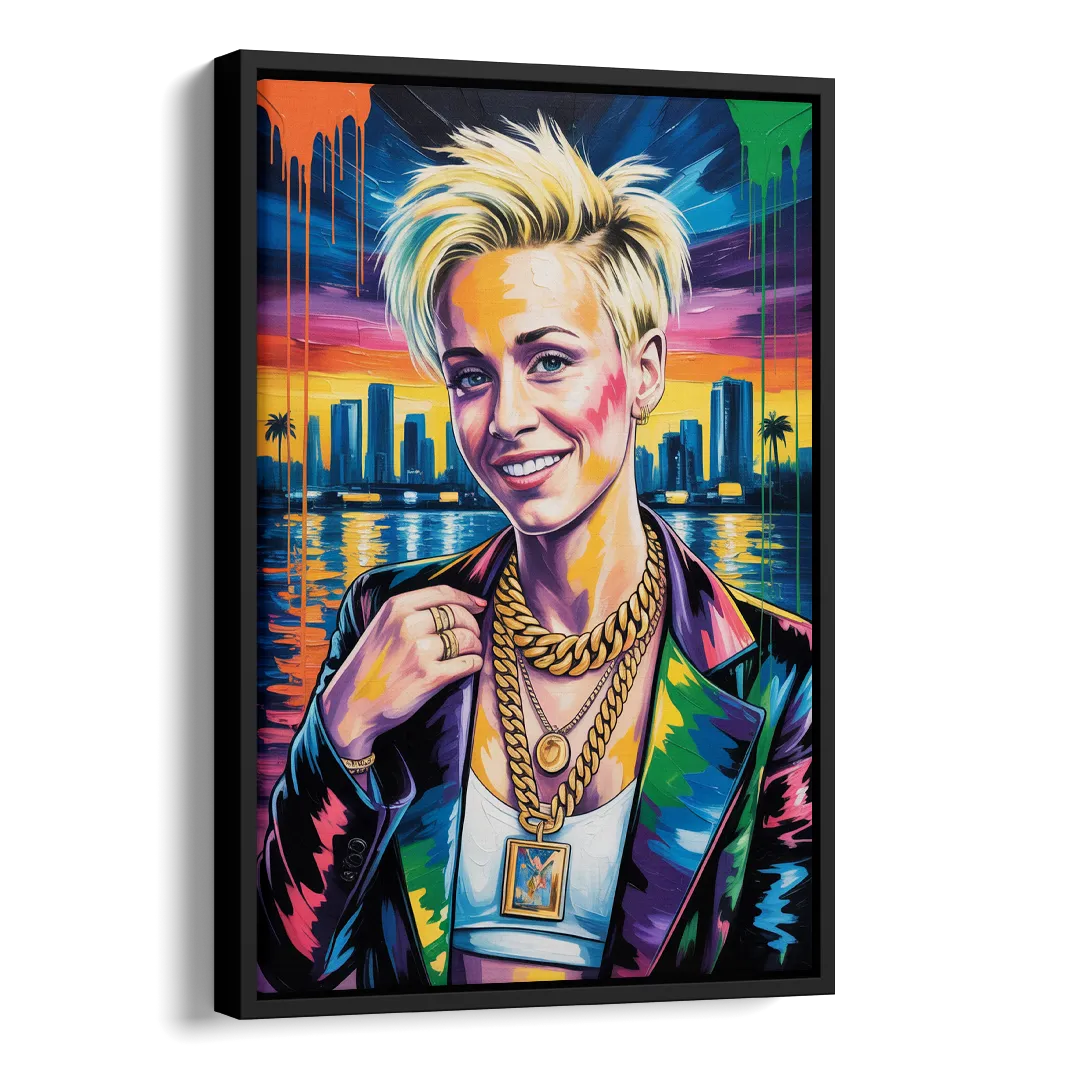 Equal Play Side - Black Canvas Wall Art