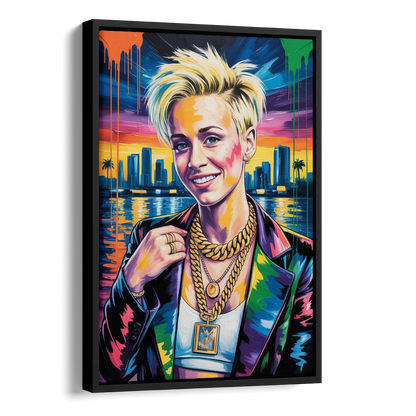 Equal Play Side - Black Canvas Wall Art