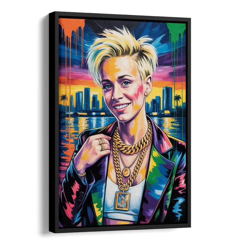 Equal Play Side - Black Canvas Wall Art