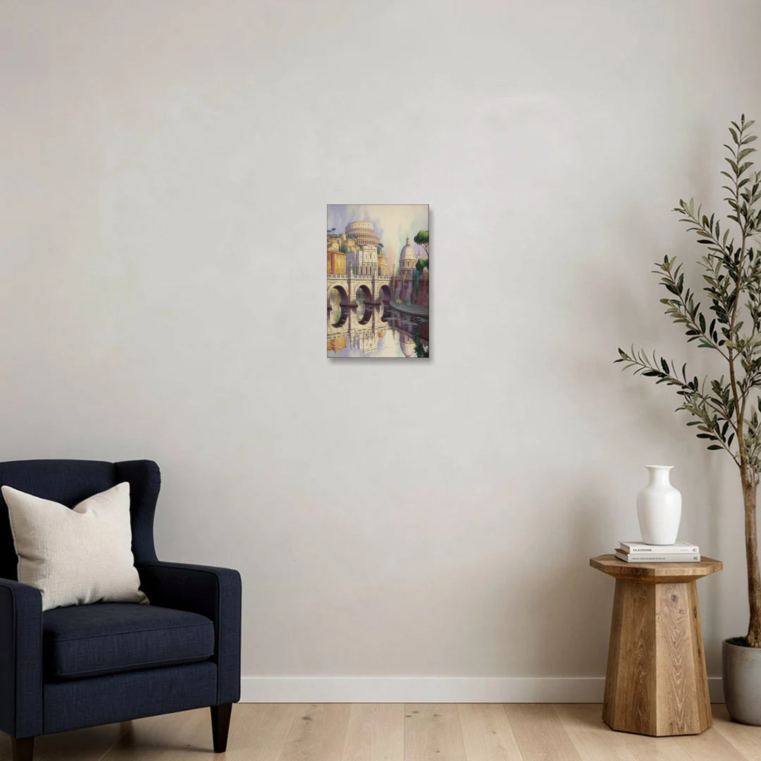 Eternal Cityscape - Canvas Wall Art - Sofa - 12x18