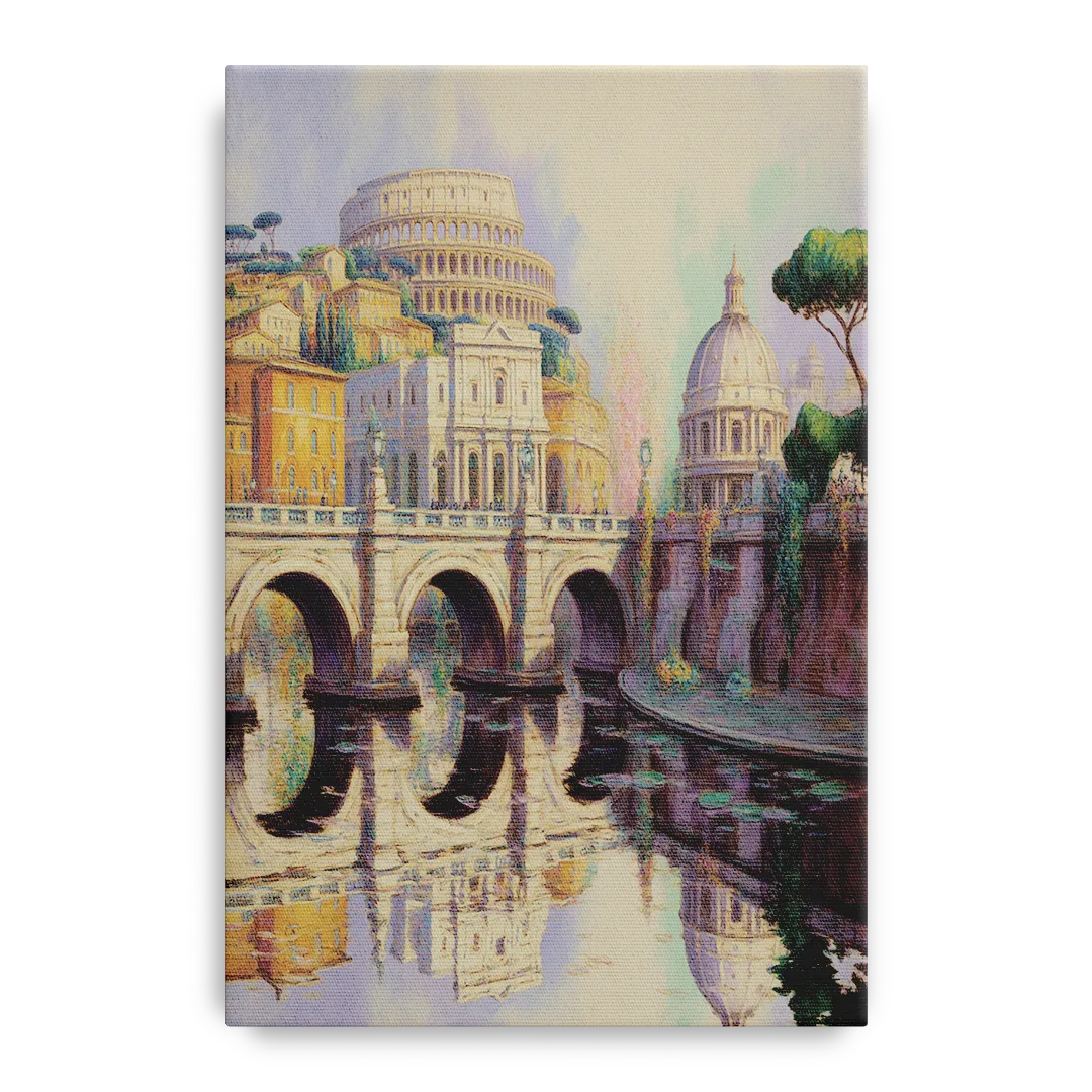 Eternal Cityscape Front - Canvas Wall Art