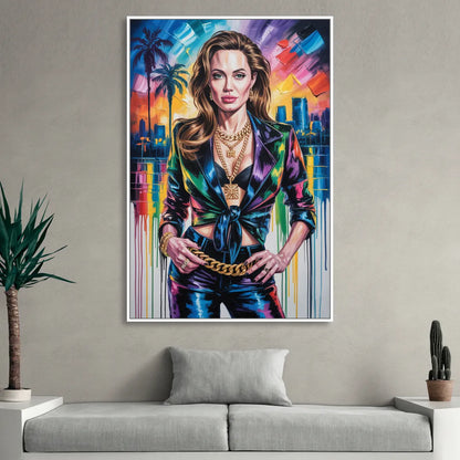 Ethereal 2.0 Living Room - White Canvas Wall Art