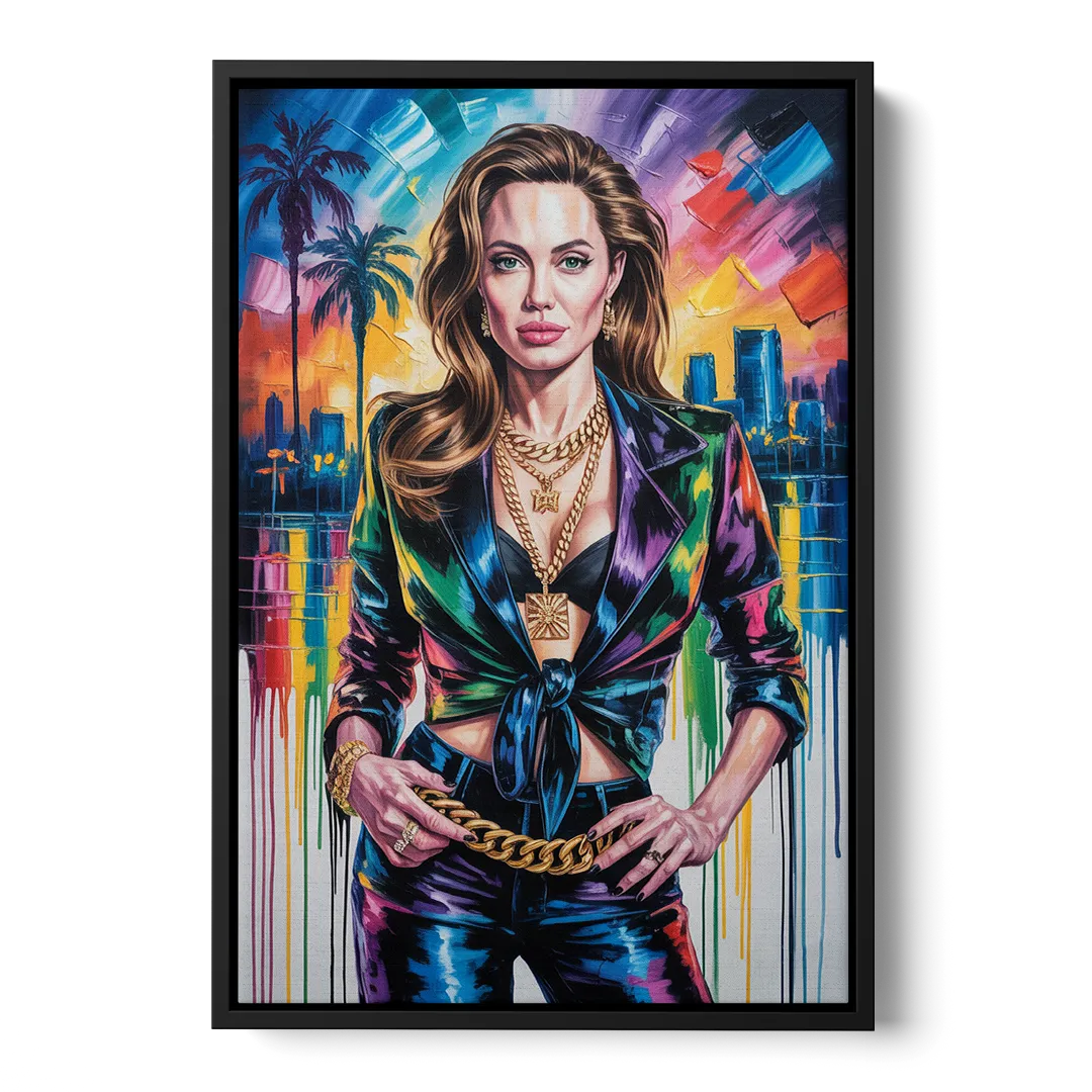 Ethereal 2.0 Front - Black Canvas Wall Art