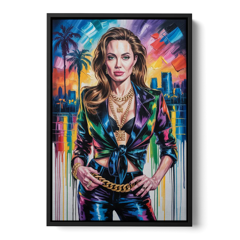 Ethereal 2.0 Front - Black Canvas Wall Art