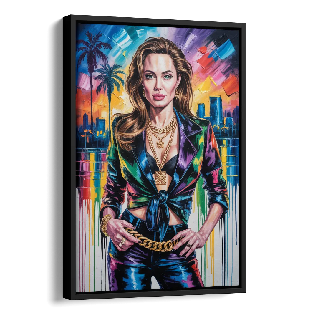 Ethereal 2.0 Side - Black Canvas Wall Art