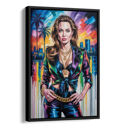 Ethereal 2.0 Side - Black Canvas Wall Art