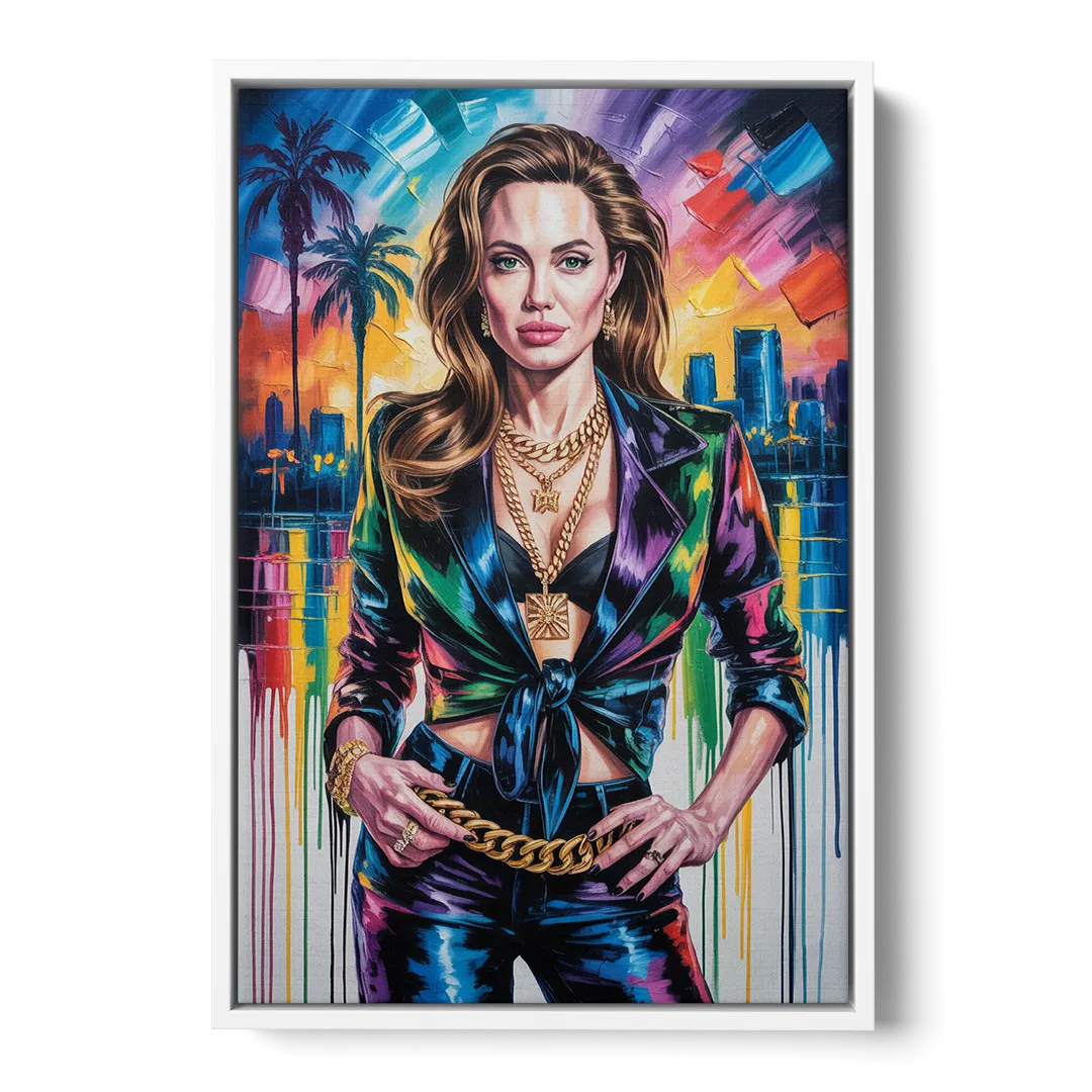 Ethereal 2.0 Front - White Canvas Wall Art