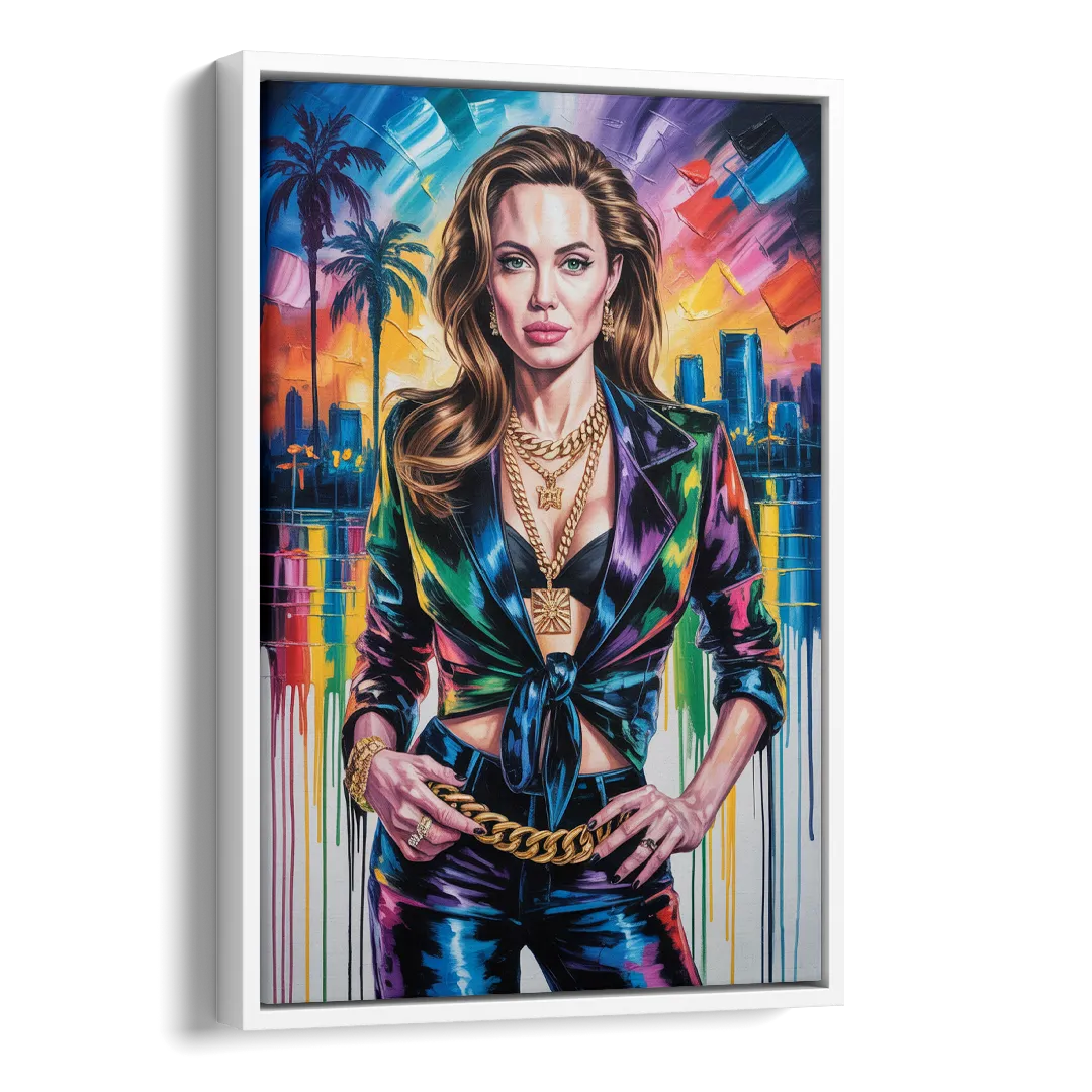 Ethereal 2.0 Side - White Canvas Wall Art