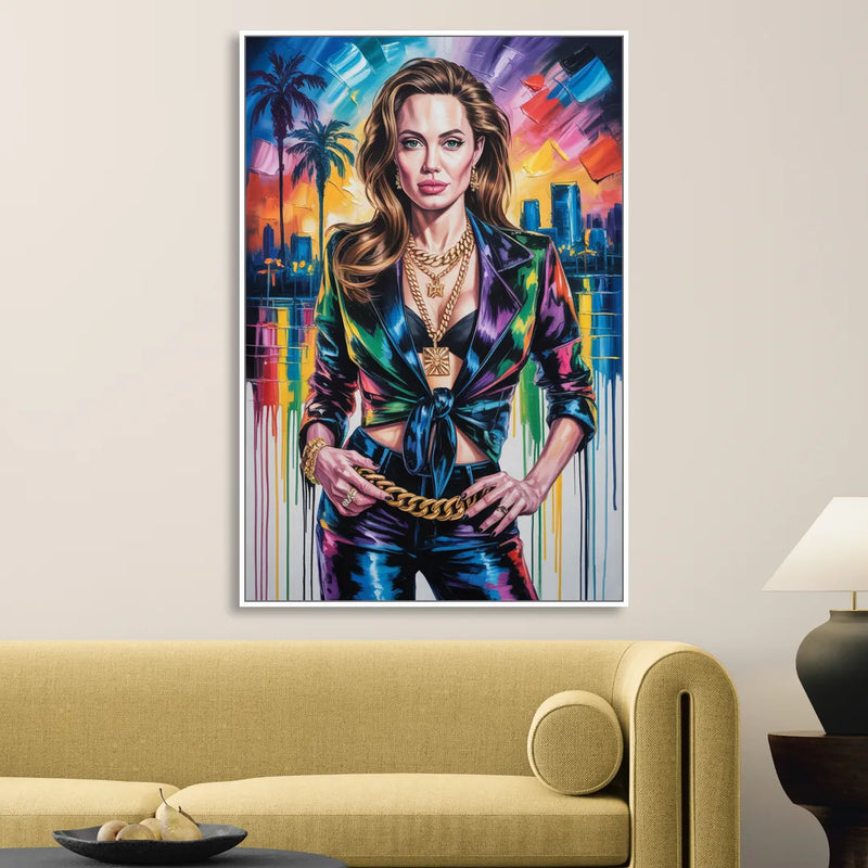 Ethereal 2.0 Sitting Room - White Canvas Wall Art