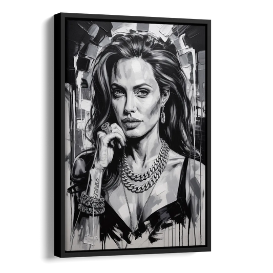 Ethereal Side - Black Canvas Wall Art