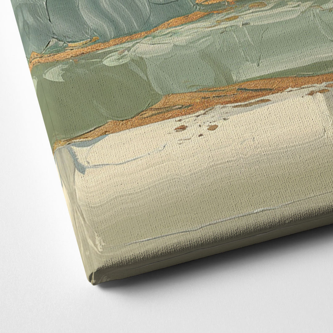 Eugene Abstract Landscape Canvas Close Up