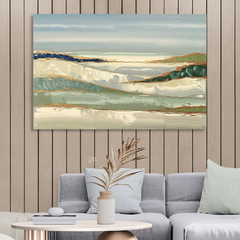 Eugene Abstract Landscape Sitting Room - Canvas Wall Art