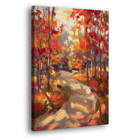 Eugene Autumn Scene - Canvas Wall Art - Side