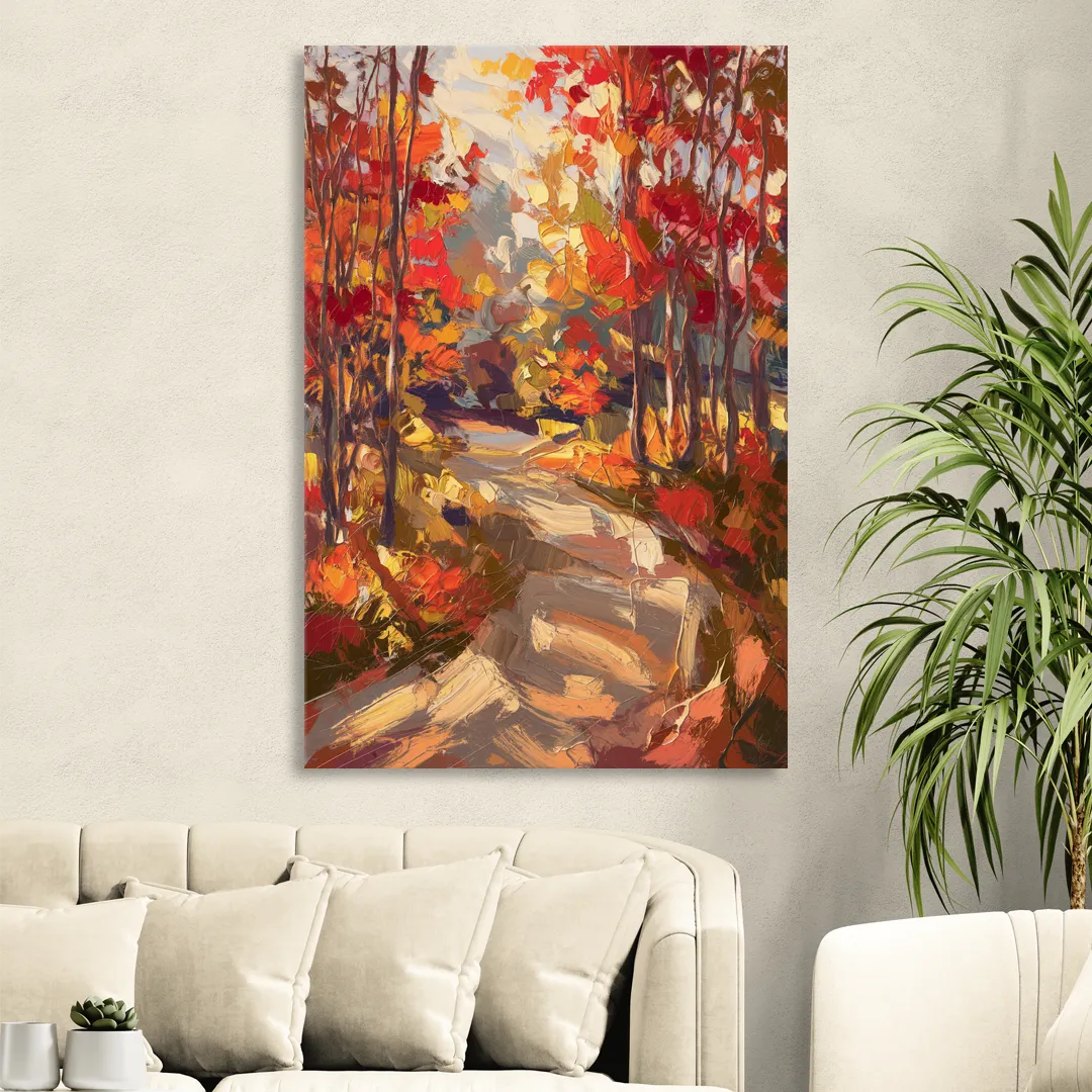 Eugene Autumn Scene Sitting Room - Canvas Wall Art