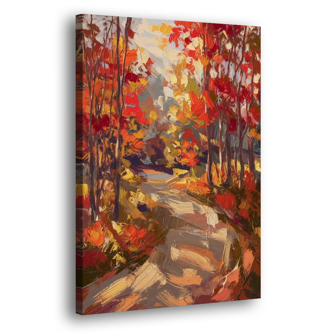 Eugene Autumn Scene Side - Canvas Wall Art