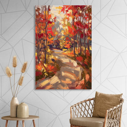 Eugene Autumn Scene Living Room - Canvas Wall Art