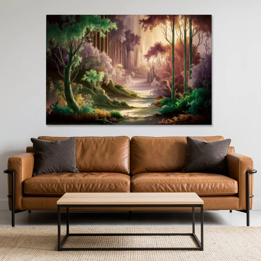 Eugene Forest Serenity - Canvas Wall Art - Sofa - 60x40