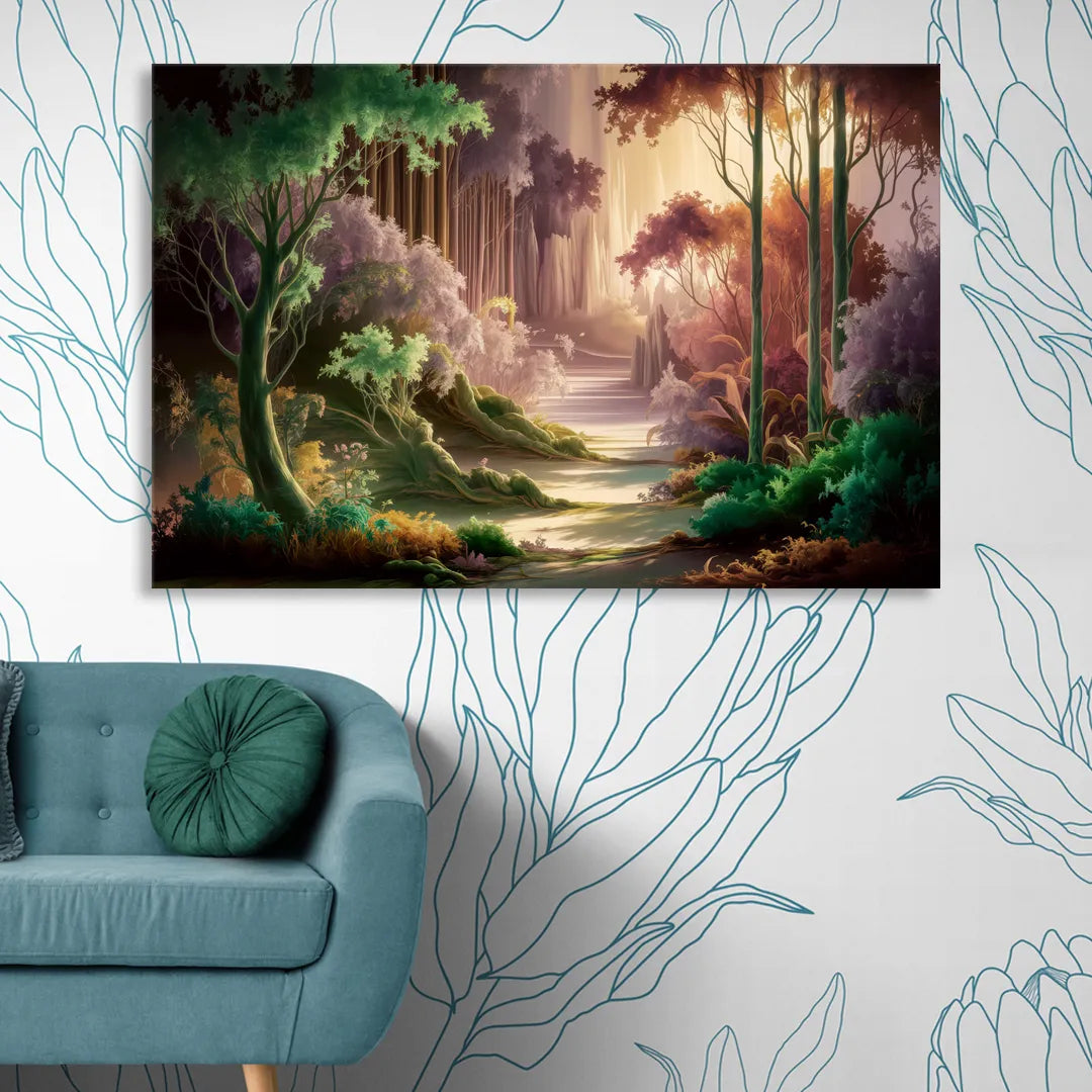 Eugene Forest Serenity Sitting Room - Canvas Wall Art