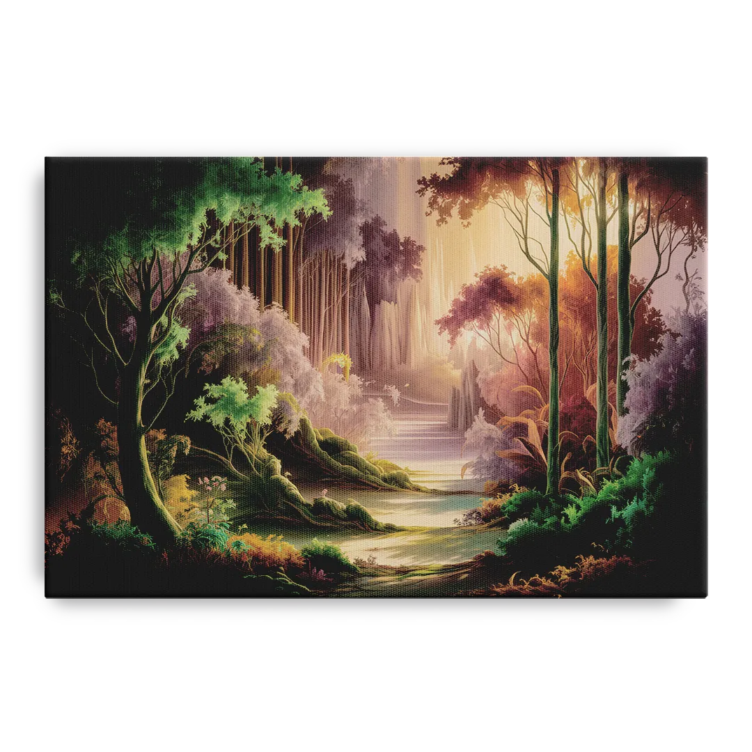 Eugene Forest Serenity Front - Canvas Wall Art