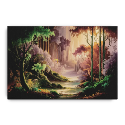 Eugene Forest Serenity Front - Canvas Wall Art