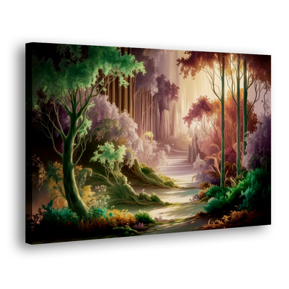 Eugene Forest Serenity Side - Canvas Wall Art