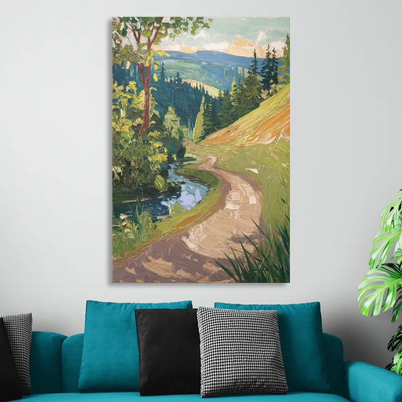 Eugene Nature Trails Sitting Room - Canvas Wall Art