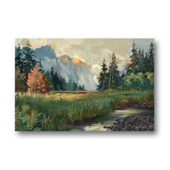 Eugene Pacific Northwest Style - Canvas Wall Art - Front