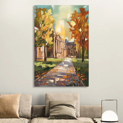 Eugene University Vibes Living Room - Canvas Wall Art