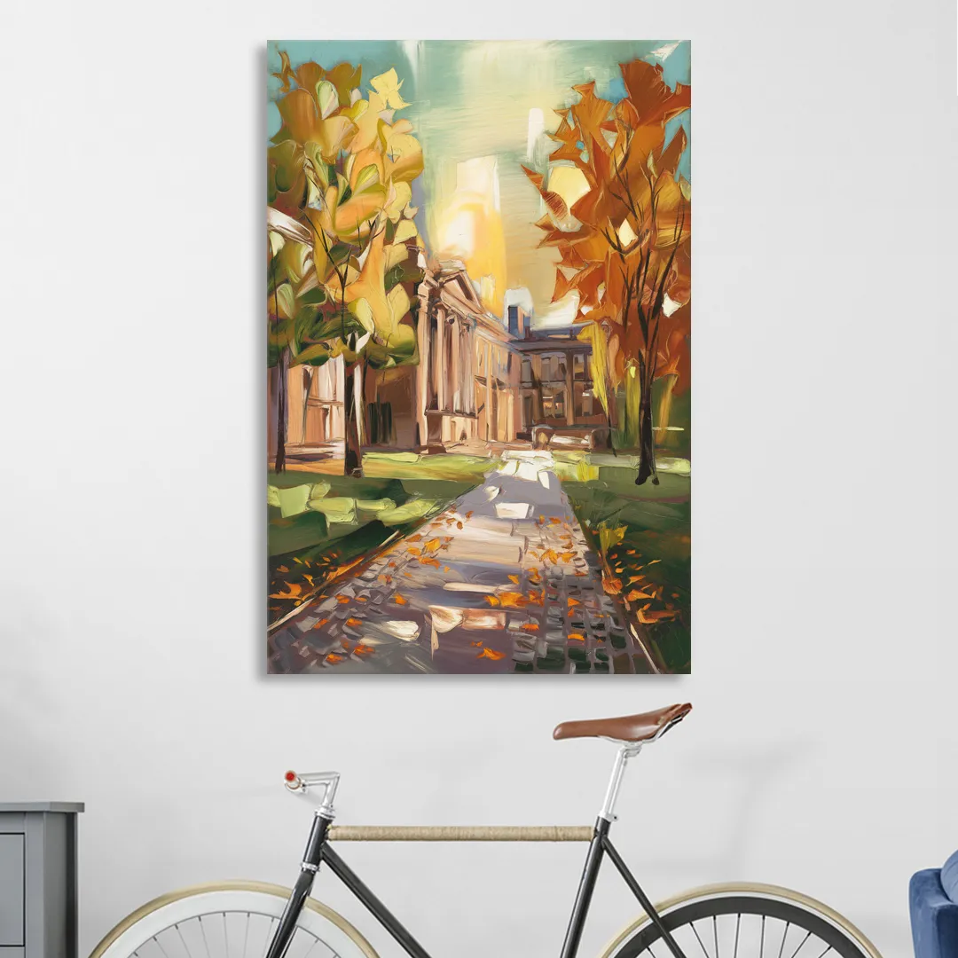 Eugene University Vibes Sitting Room - Canvas Wall Art