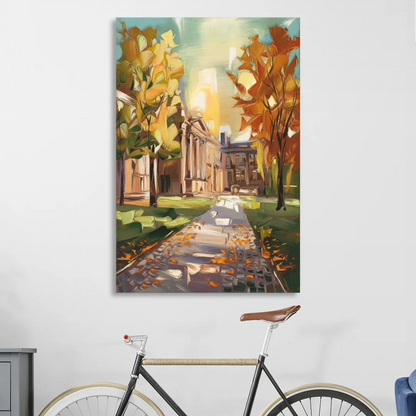 Eugene University Vibes Sitting Room - Canvas Wall Art