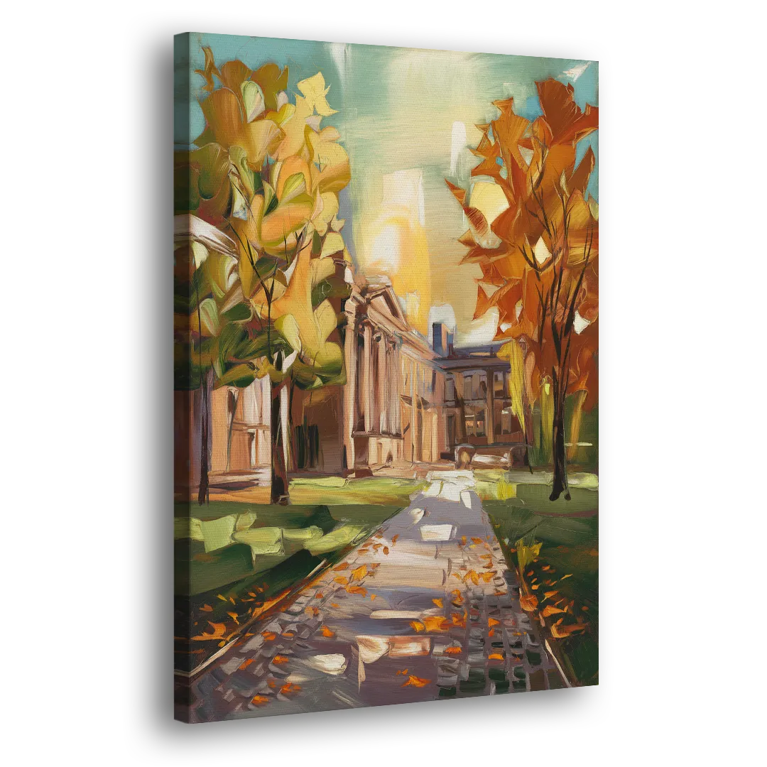 Eugene University Vibes Side - Canvas Wall Art