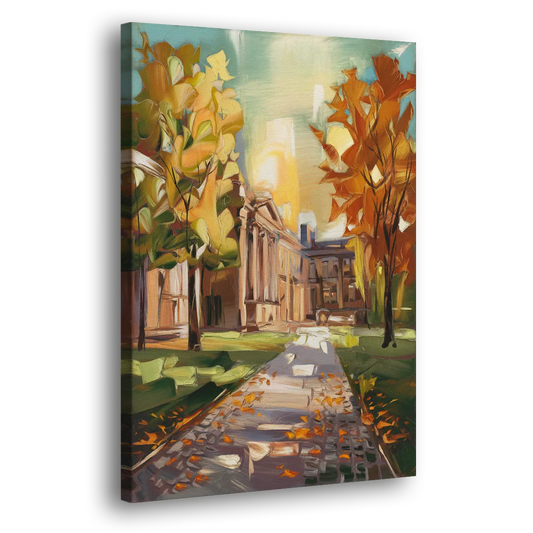 Eugene University Vibes Side - Canvas Wall Art