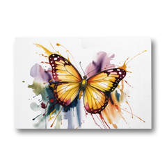 Exquisite Butterfly Sculpture - Canvas Wall Art - Front