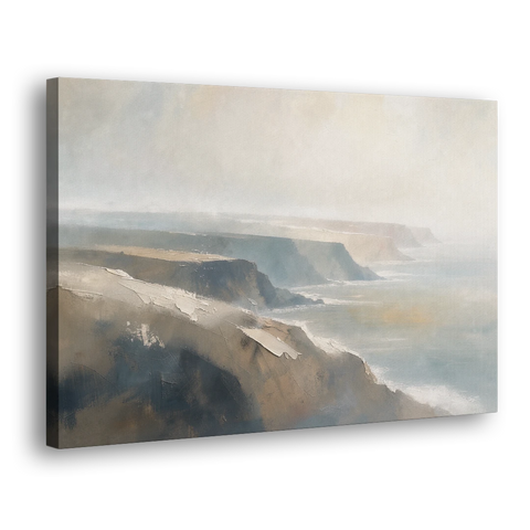 Extra Large Canvas Wall Art of Misty Headlands - Canvas Wall Art - Side