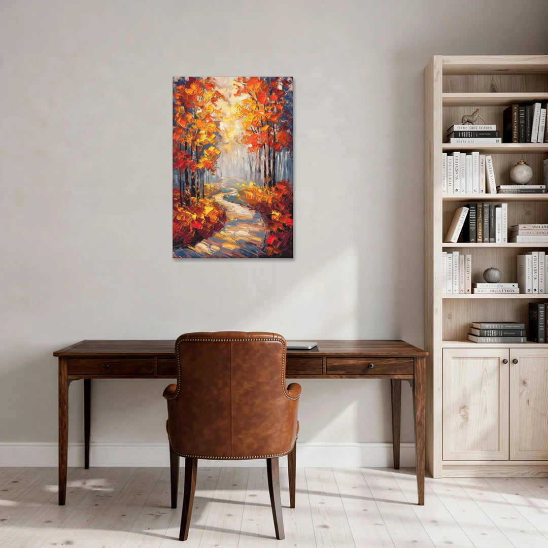 Fayetteville Autumn Scenery - Canvas Wall Art - Office - 24x36