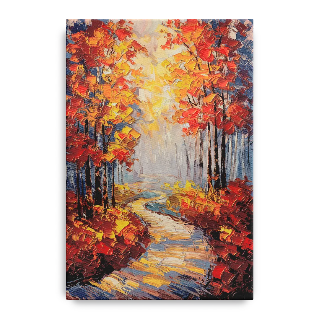 Fayetteville Autumn Scenery Front - Canvas Wall Art