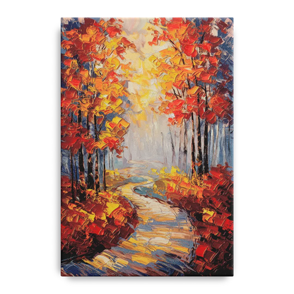 Fayetteville Autumn Scenery Front - Canvas Wall Art