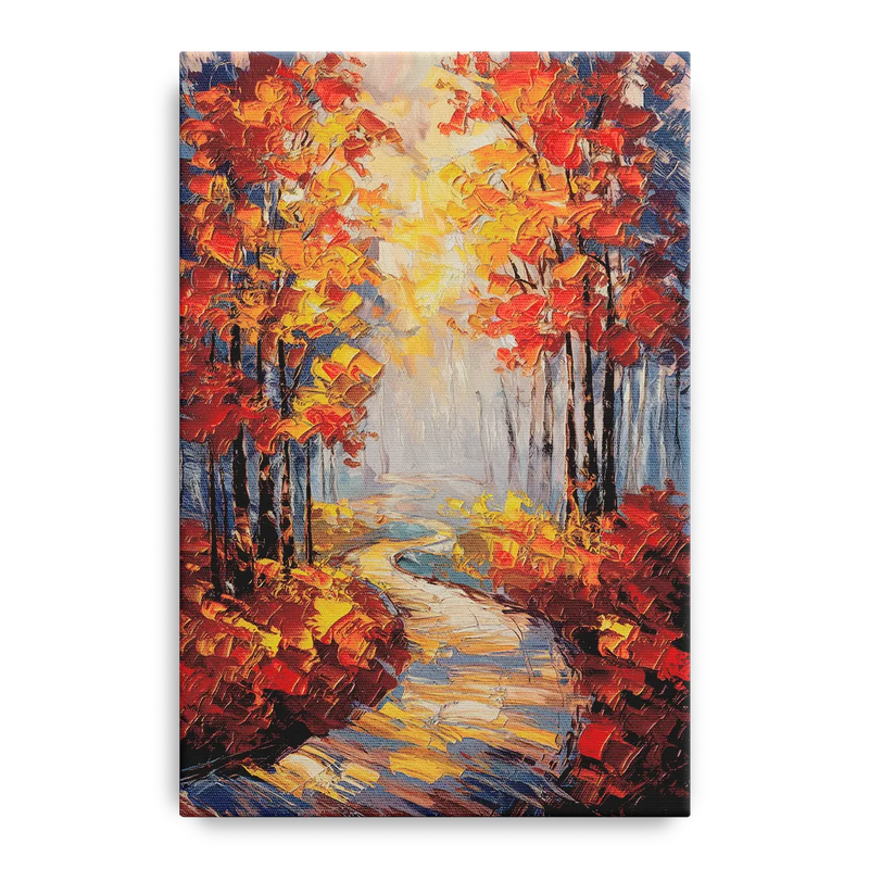 Fayetteville Autumn Scenery Front - Canvas Wall Art