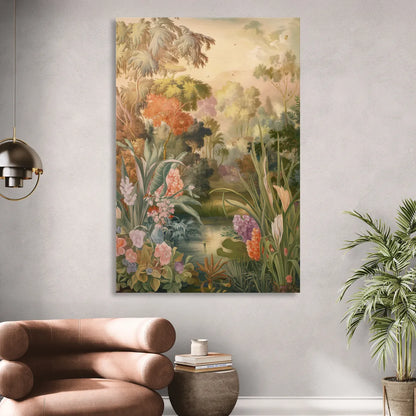 Fayetteville Botanical Gardens Sitting Room - Canvas Wall Art