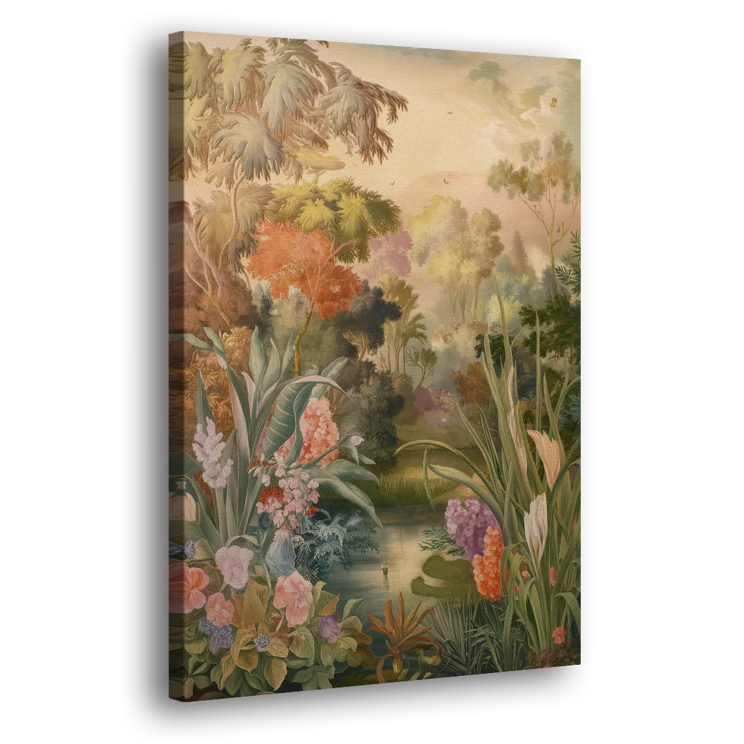 Fayetteville Botanical Gardens Side - Canvas Wall Art