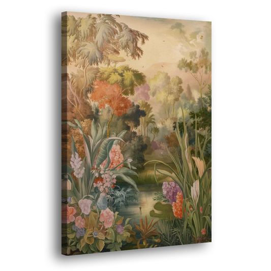 Fayetteville Botanical Gardens Side - Canvas Wall Art
