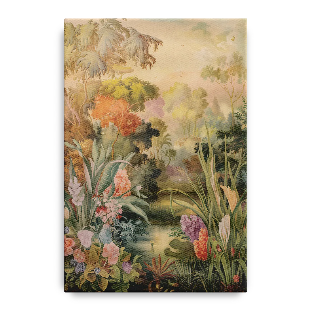 Fayetteville Botanical Gardens Front - Canvas Wall Art