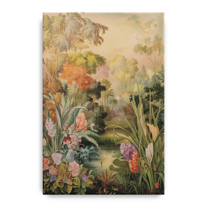 Fayetteville Botanical Gardens Front - Canvas Wall Art