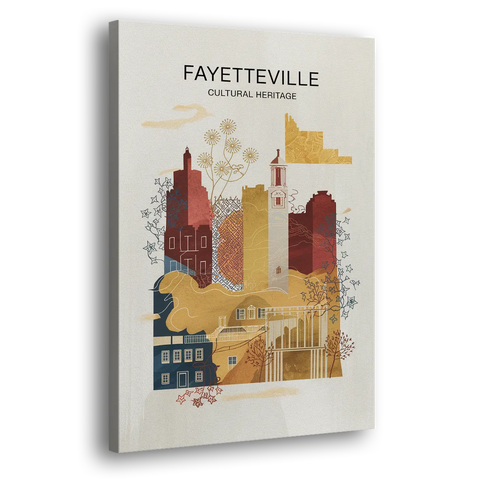 Fayetteville Cultural Heritage - Canvas Wall Art