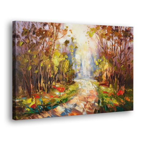 Fayetteville Nature Escape - Canvas Wall Art - Side