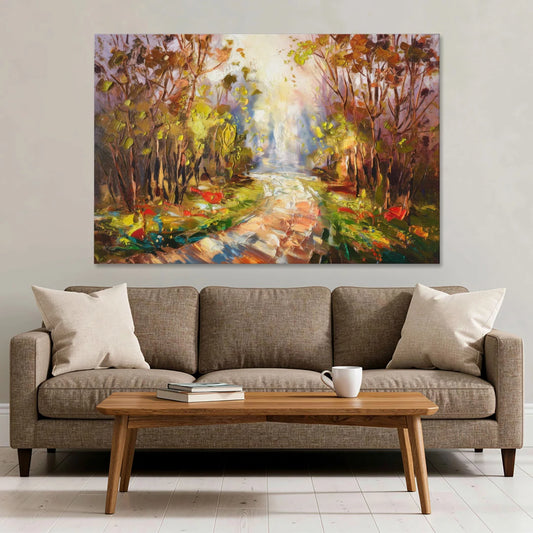 Fayetteville Nature Escape - Canvas Wall Art - Sofa - 60x40