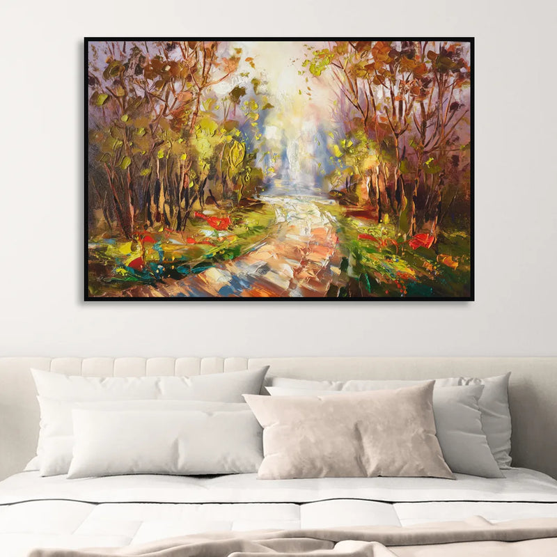 Fayetteville Nature Escape Sitting Room - Black Canvas Wall Art