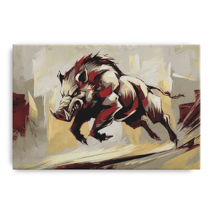 Fayetteville Razorbacks Pride Front - Canvas Wall Art