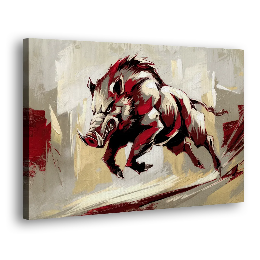 Fayetteville Razorbacks Pride Side - Canvas Wall Art
